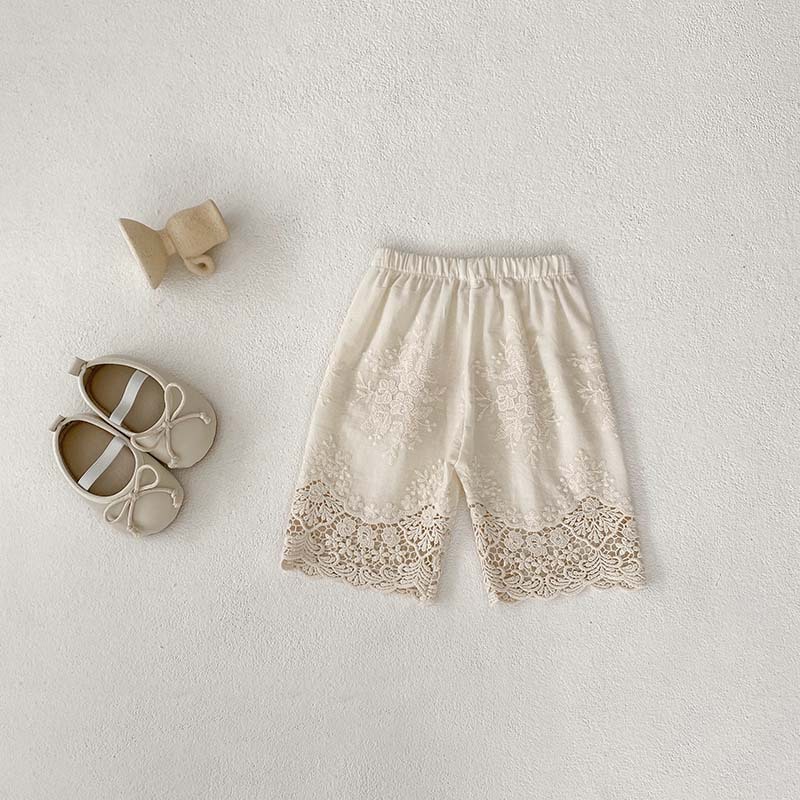 Baby 2-Piece Lace Sleeveless Casual Set