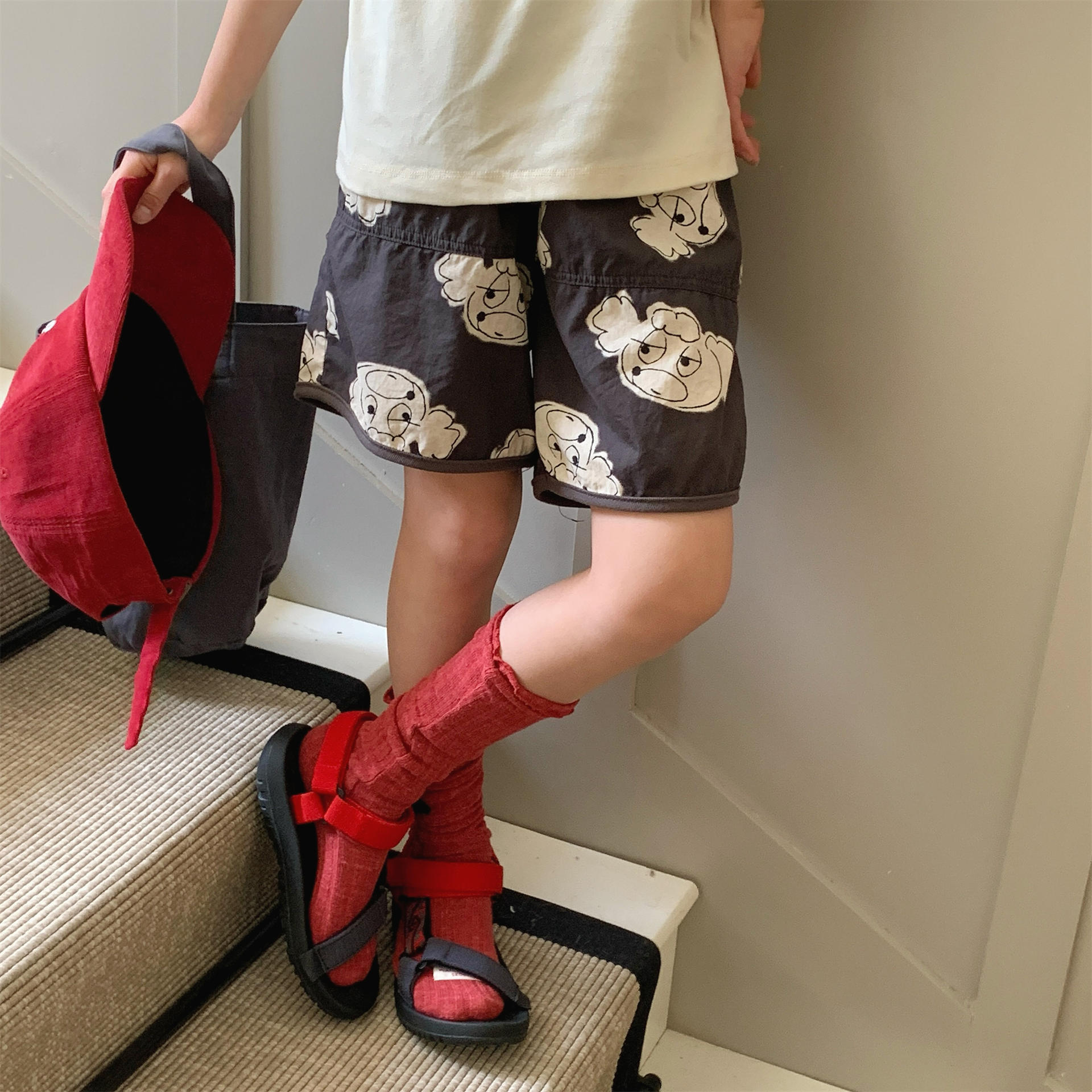 Kids Heart Shaped Dog Shorts