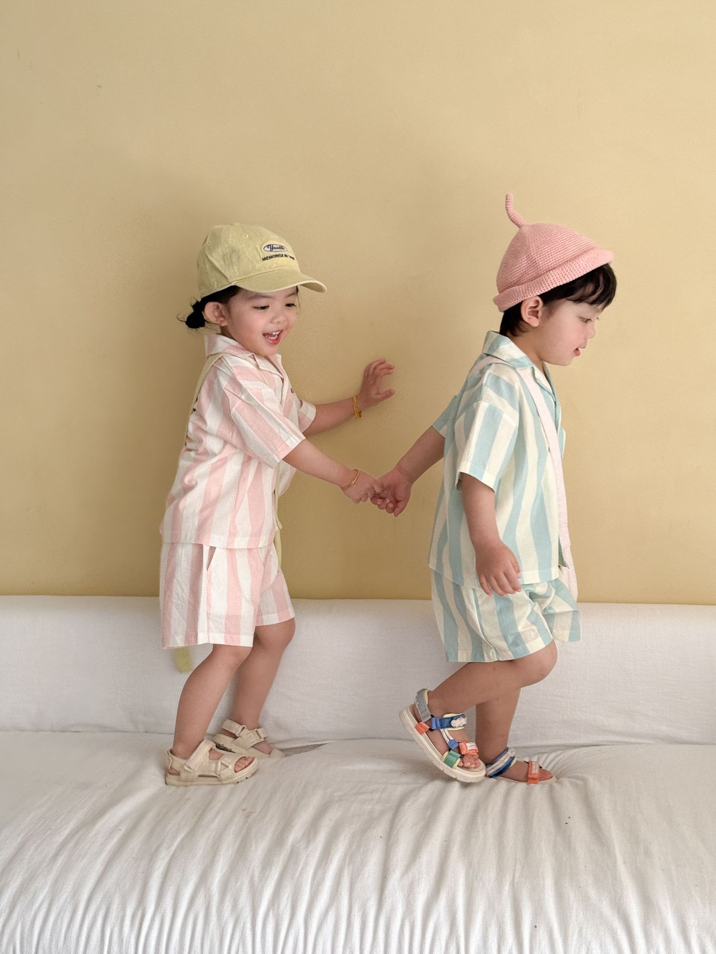2-Piece Toddler Striped Pajama Set