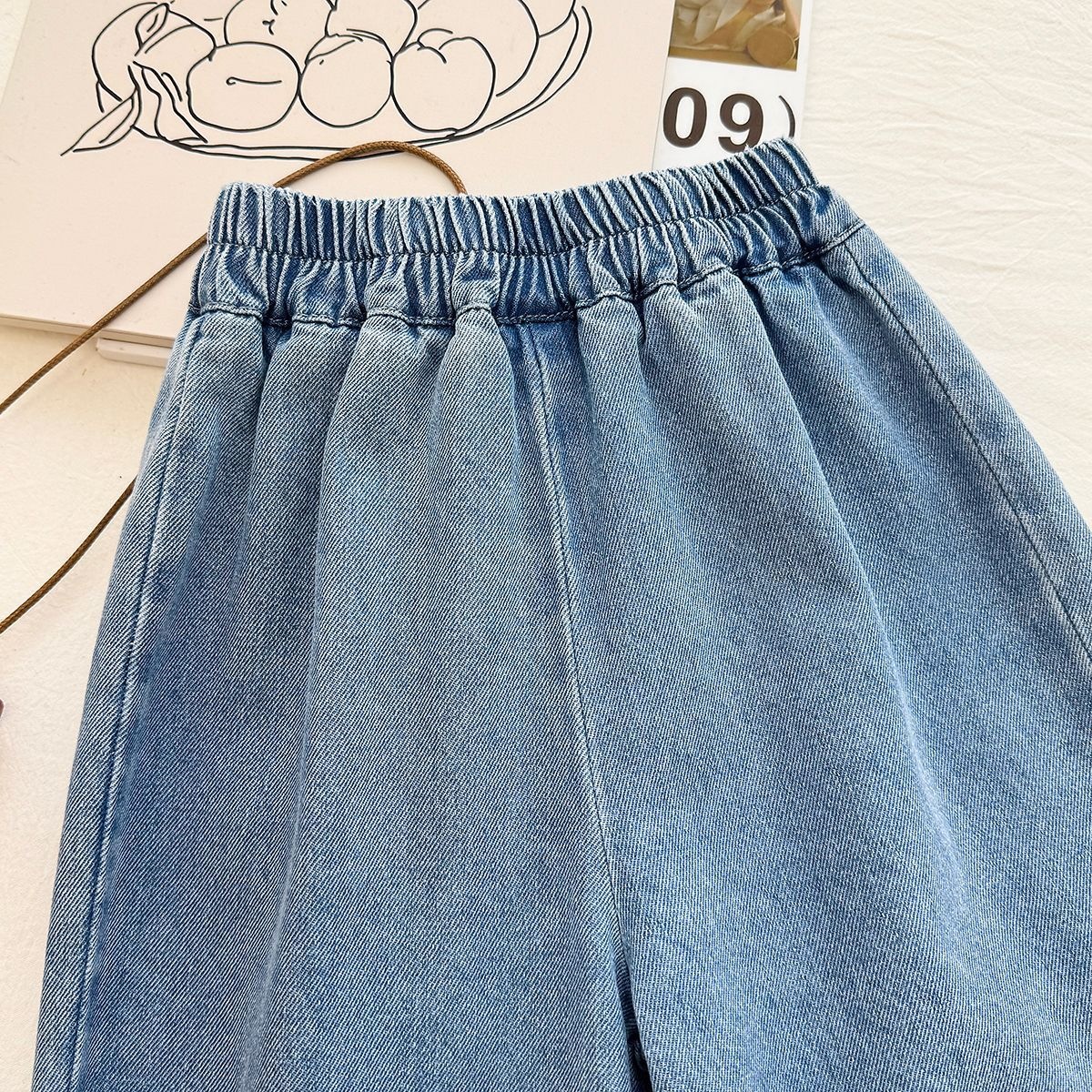 Baby& Kid Denim Vest Top and Pants Set
