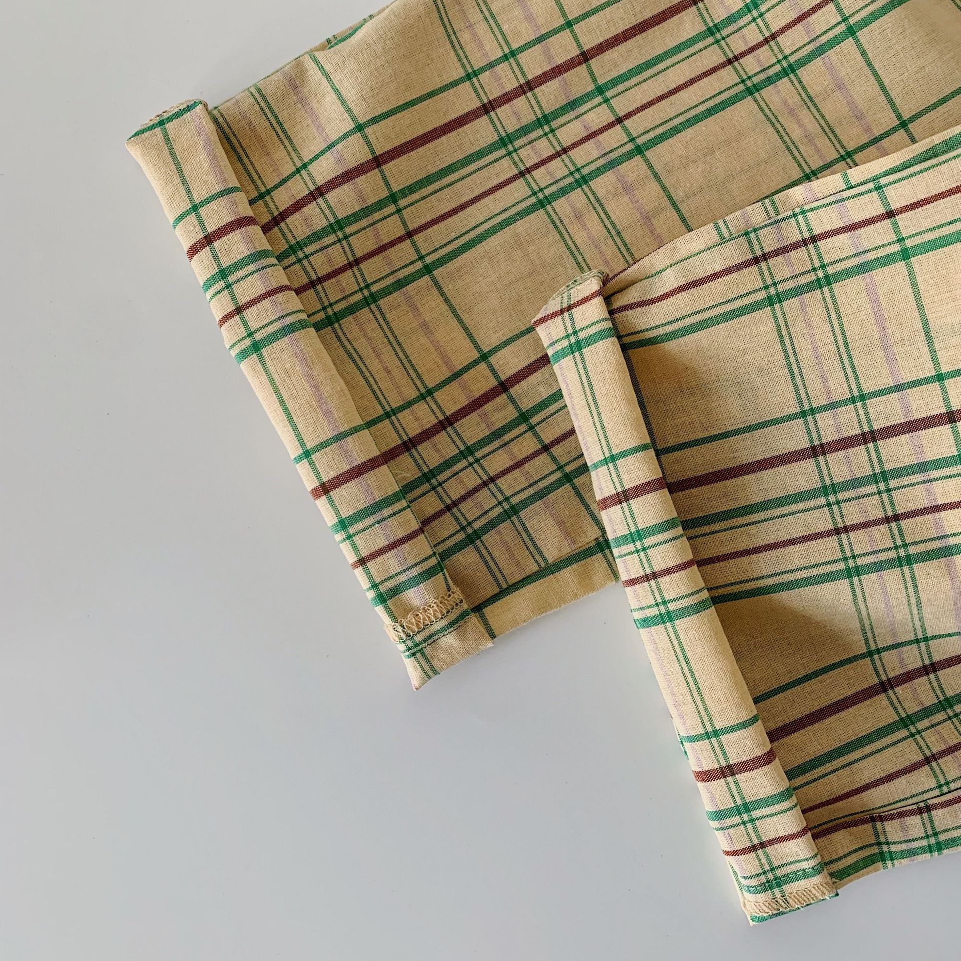 Kids Khaki Plaid Pants