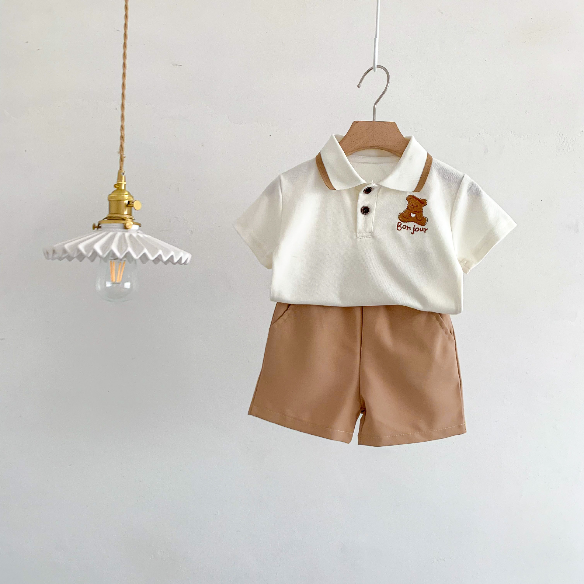 Baby Toddler Cartoon Bear T-Shirt Set