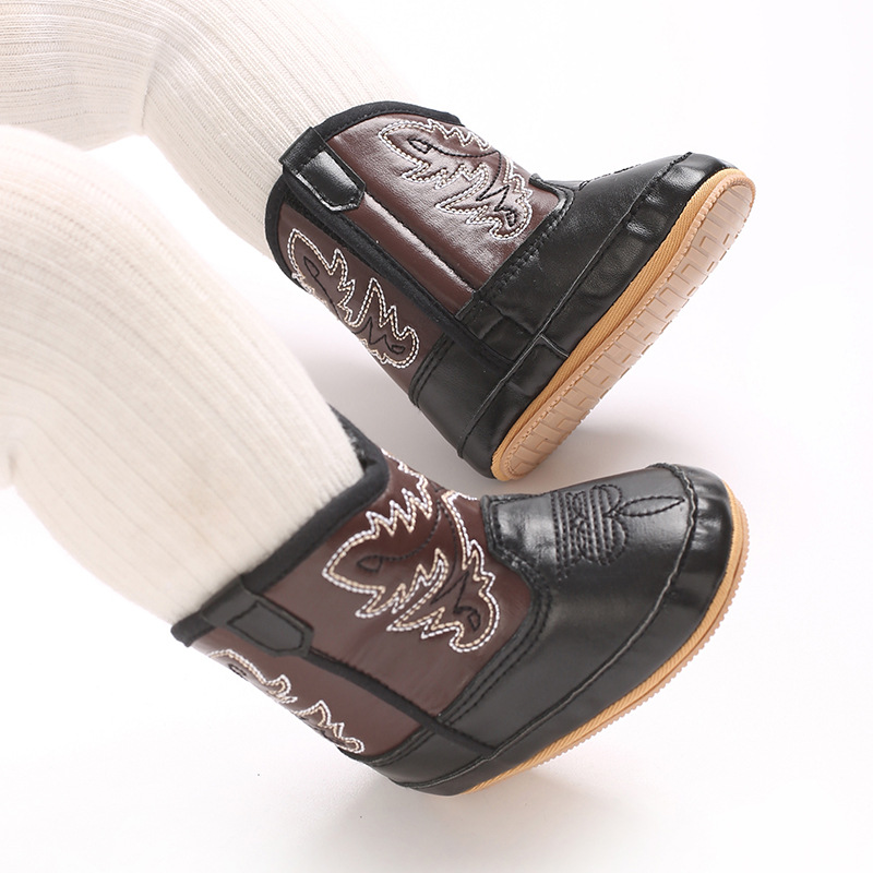 Baby British High-Top Boots Shoes