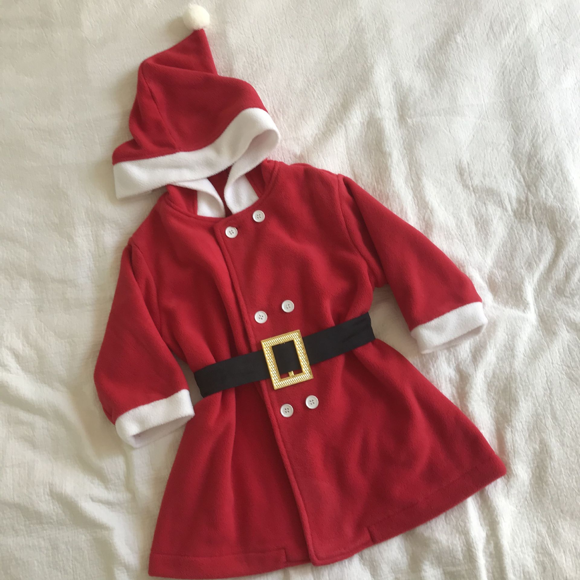 Kids Christmas Hooded Cape Outerwear