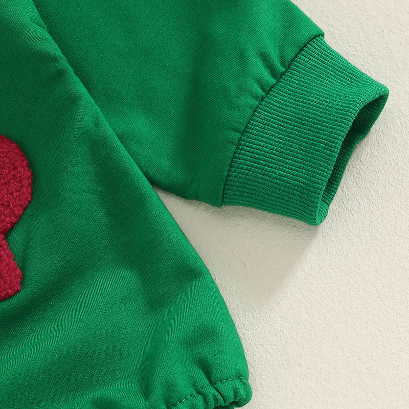 Baby Christmas Letter Embroidery Onesie