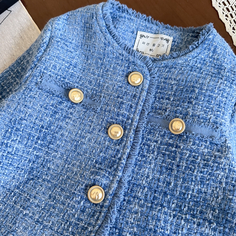 Baby Girl's Petite Chic Denim Skirt Set