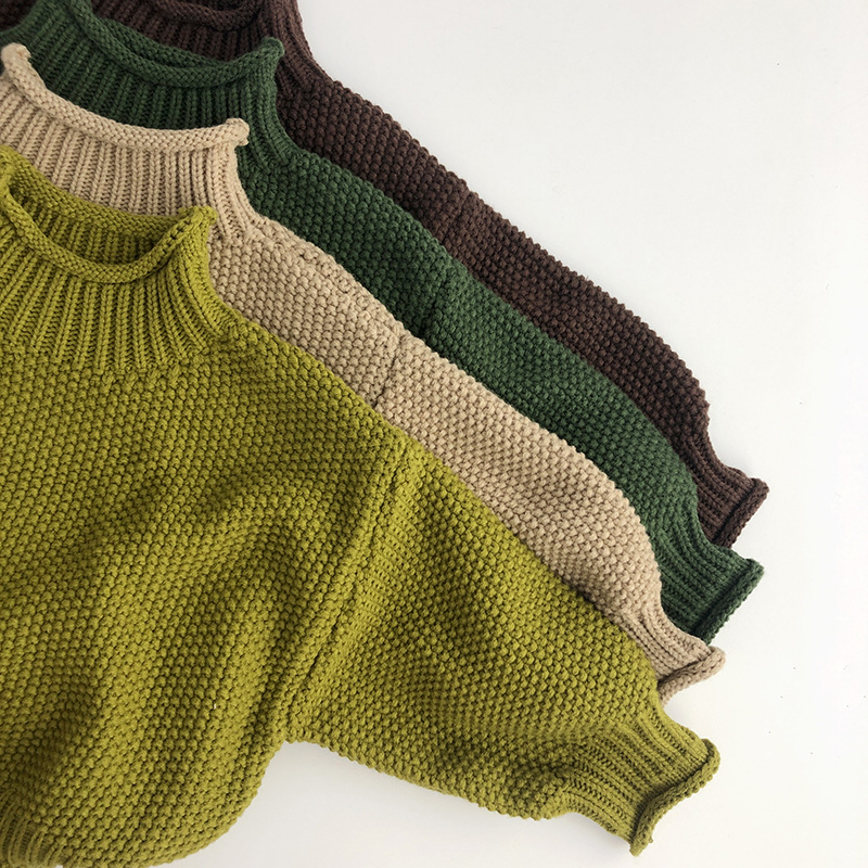 Toddler Rolled Turtleneck Sweater