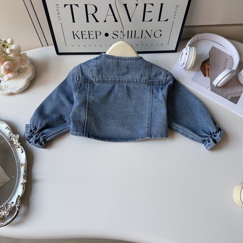 Kids' Girls' Denim Jacket & Floral Dress