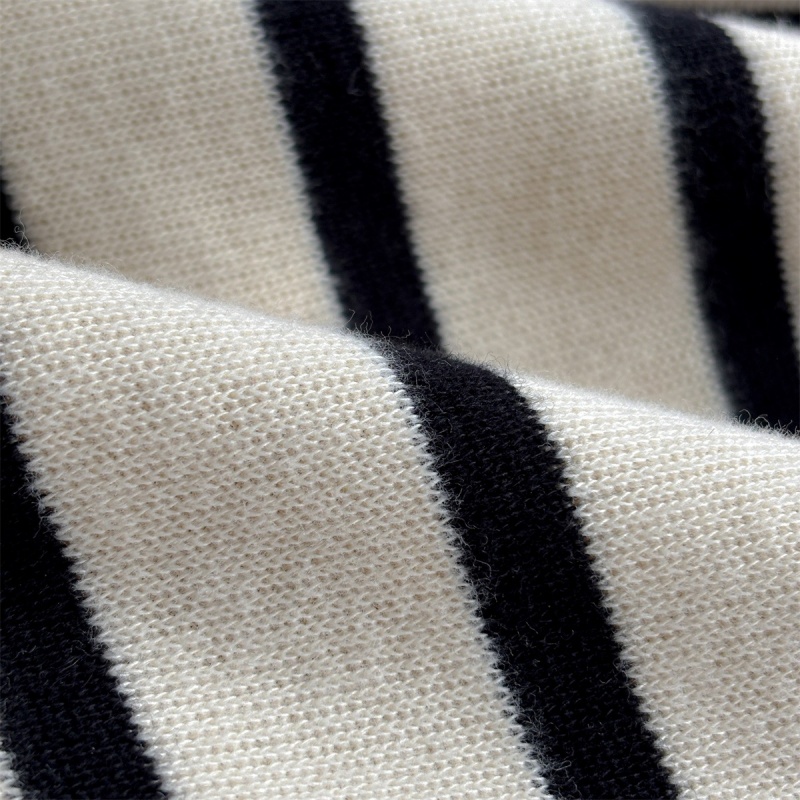 Baby Girl Striped Knitted Sweater Romper