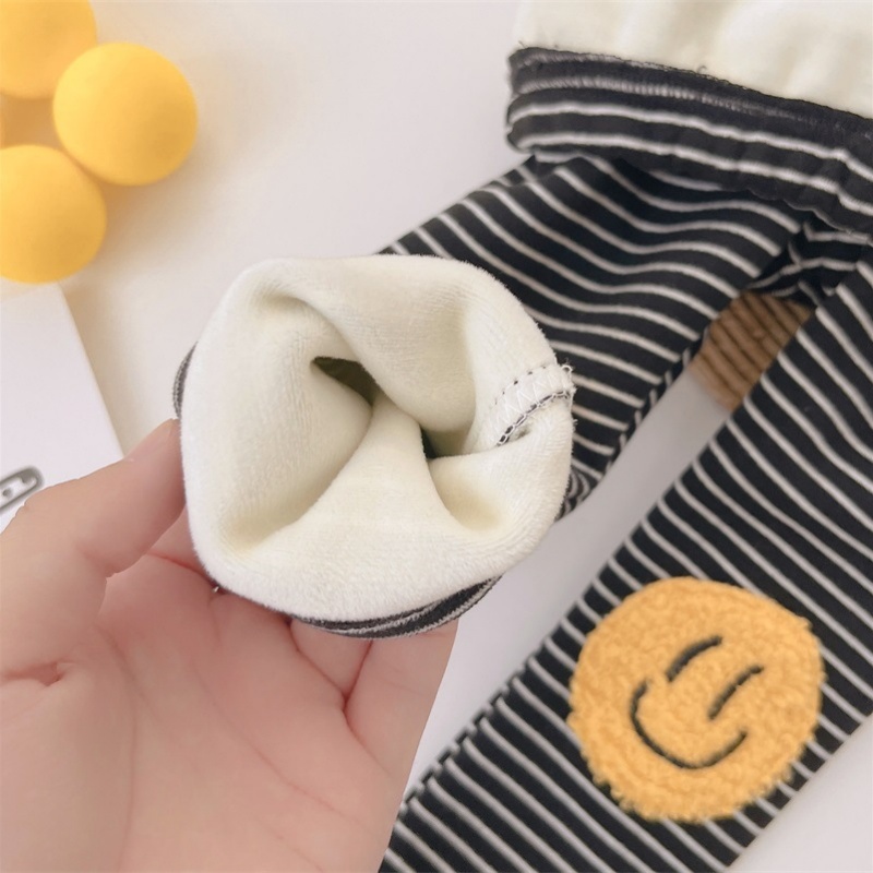 Baby Smiley Face Warm Pants