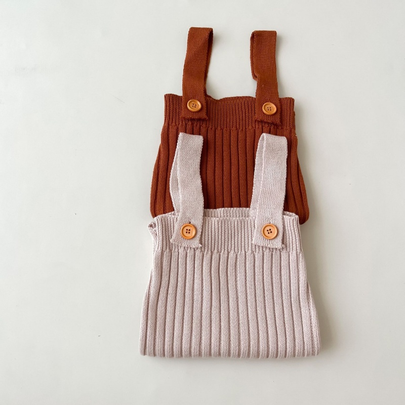 Baby Toddler Knitted Sweater Overalls