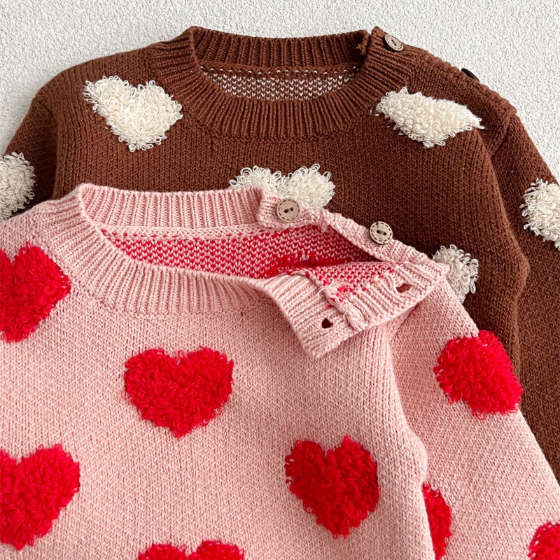 Baby Toddler Girl 3D Love Sweater