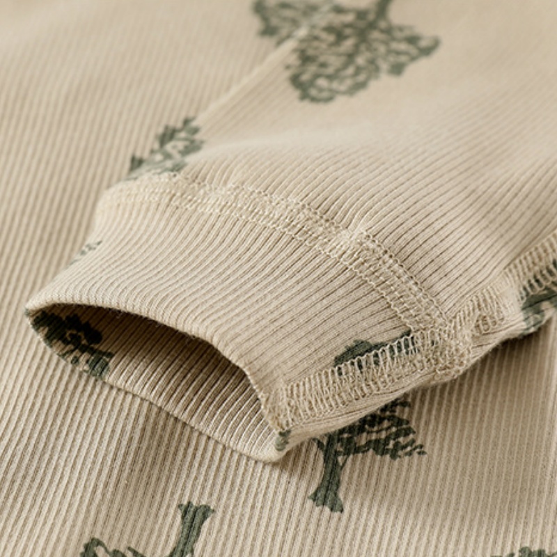 Baby Newborn Green Tree Lacing Romper