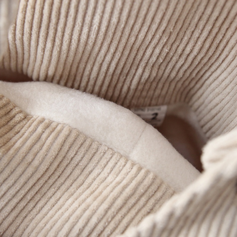 Baby Toddler Fleece-Lined Corduroy Carrot Overalls