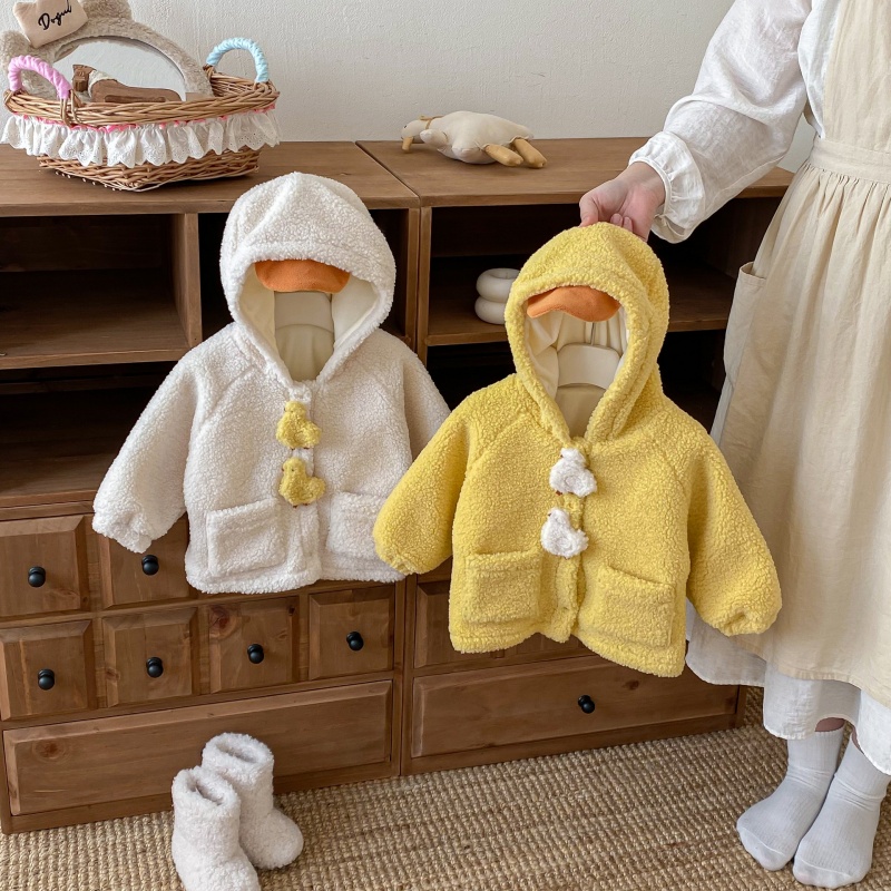 Baby Toddler Yellow Duck Coat and Pants 