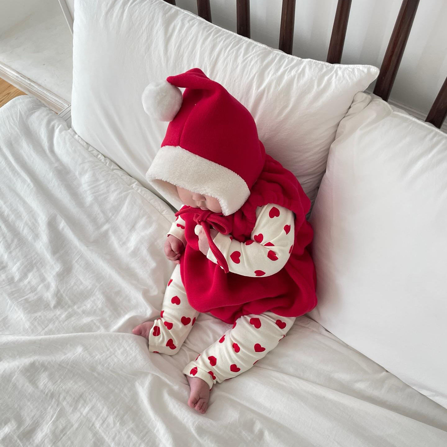 Baby Christmas Vest Hooded Romper