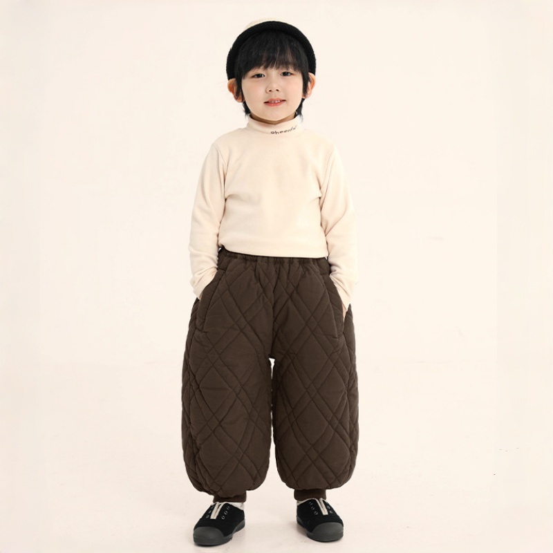 Baby Kids' Fleece-Lined Cuffed Pants