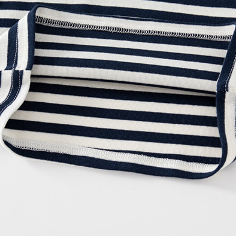 Baby Kids' Boy Smiley Face Striped Polo Shirt