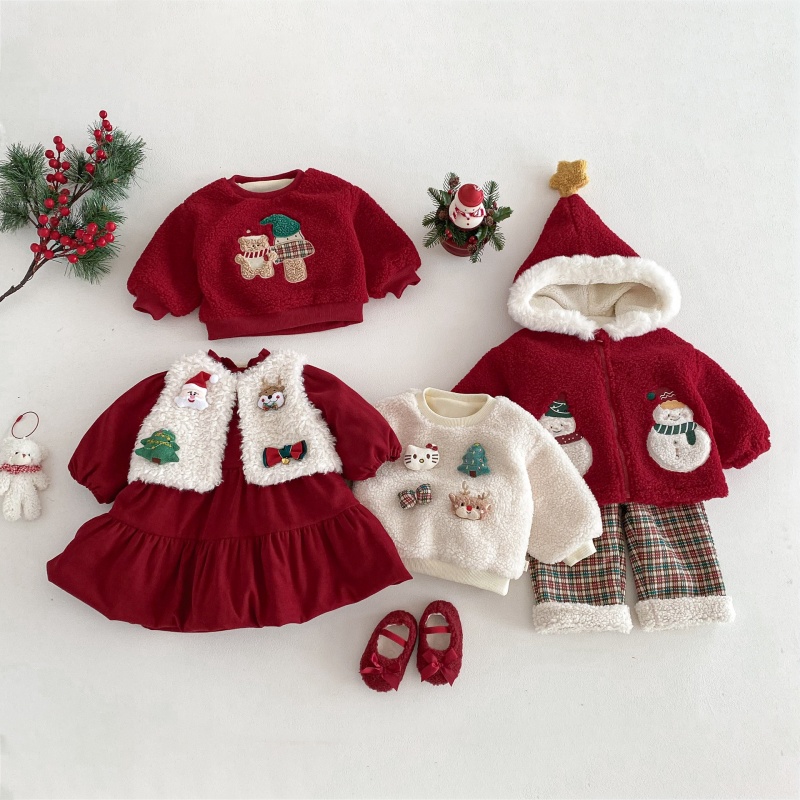 Baby Kids' Girl Christmas Dress Set