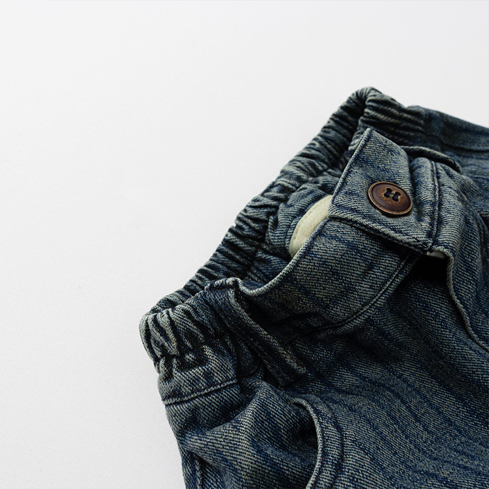 Baby Toddler Blue Stripe Denim Loose Pants