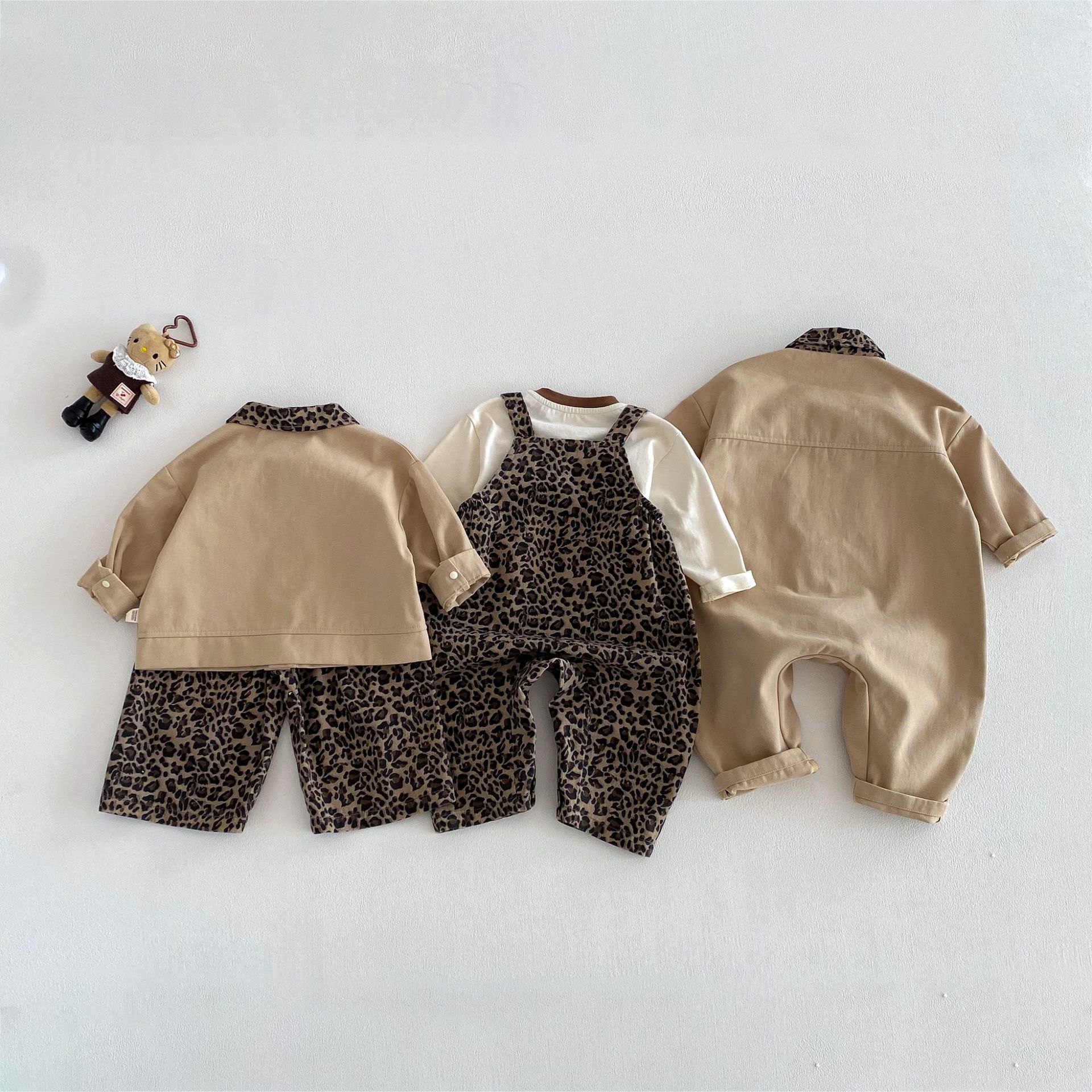Baby Leopard Romper/Jacket/Overalls