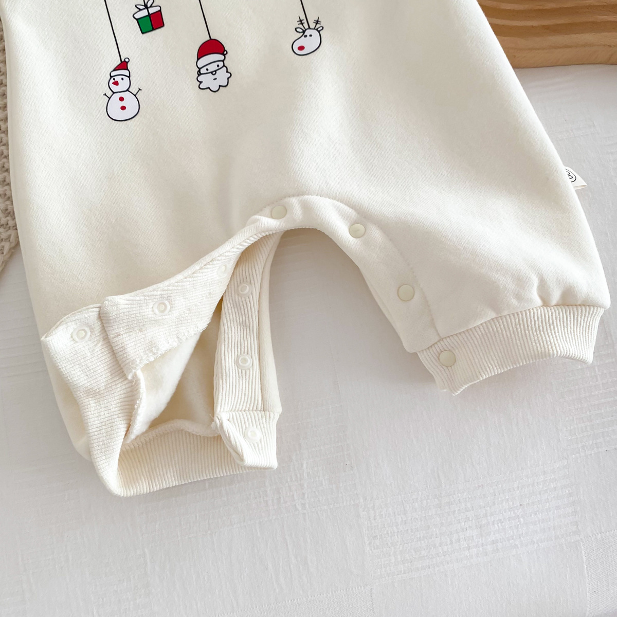 MERRY CHRISTMAS Baby Hooded Romper