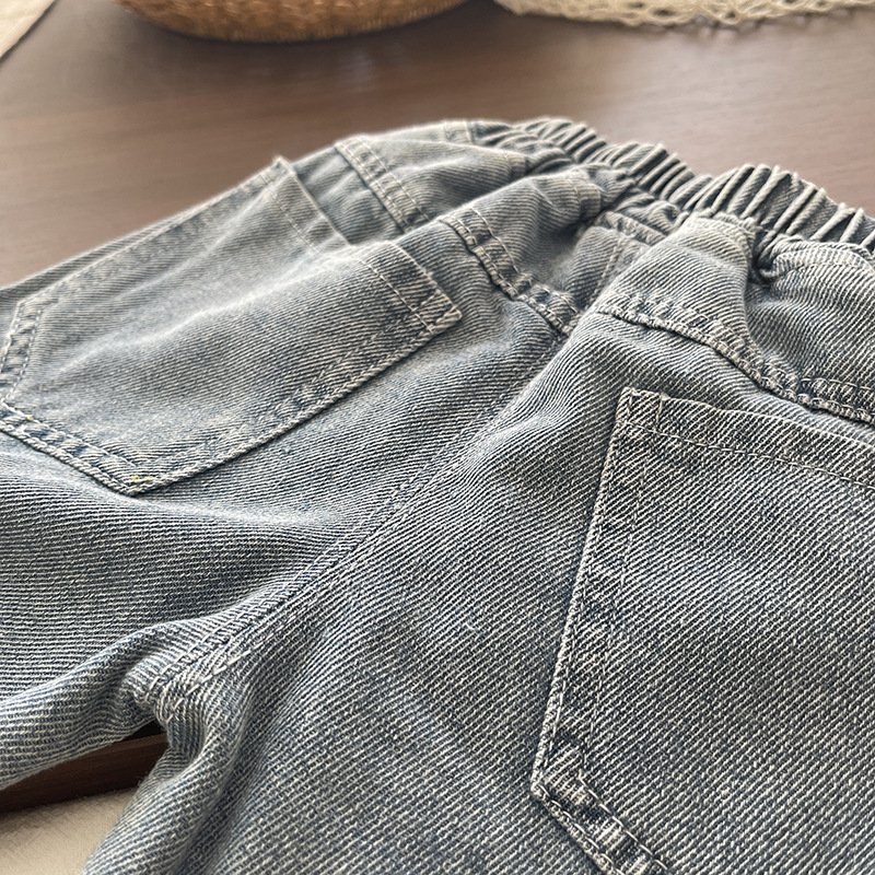 Baby Toddler Dog Denim Casual Pants