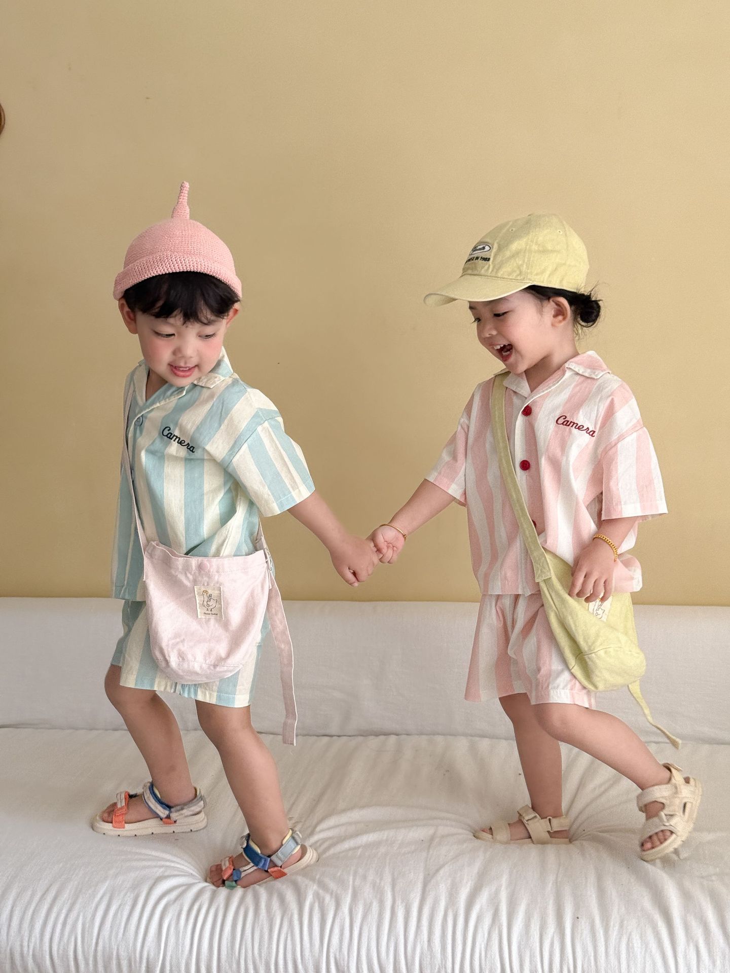 2-Piece Toddler Striped Pajama Set
