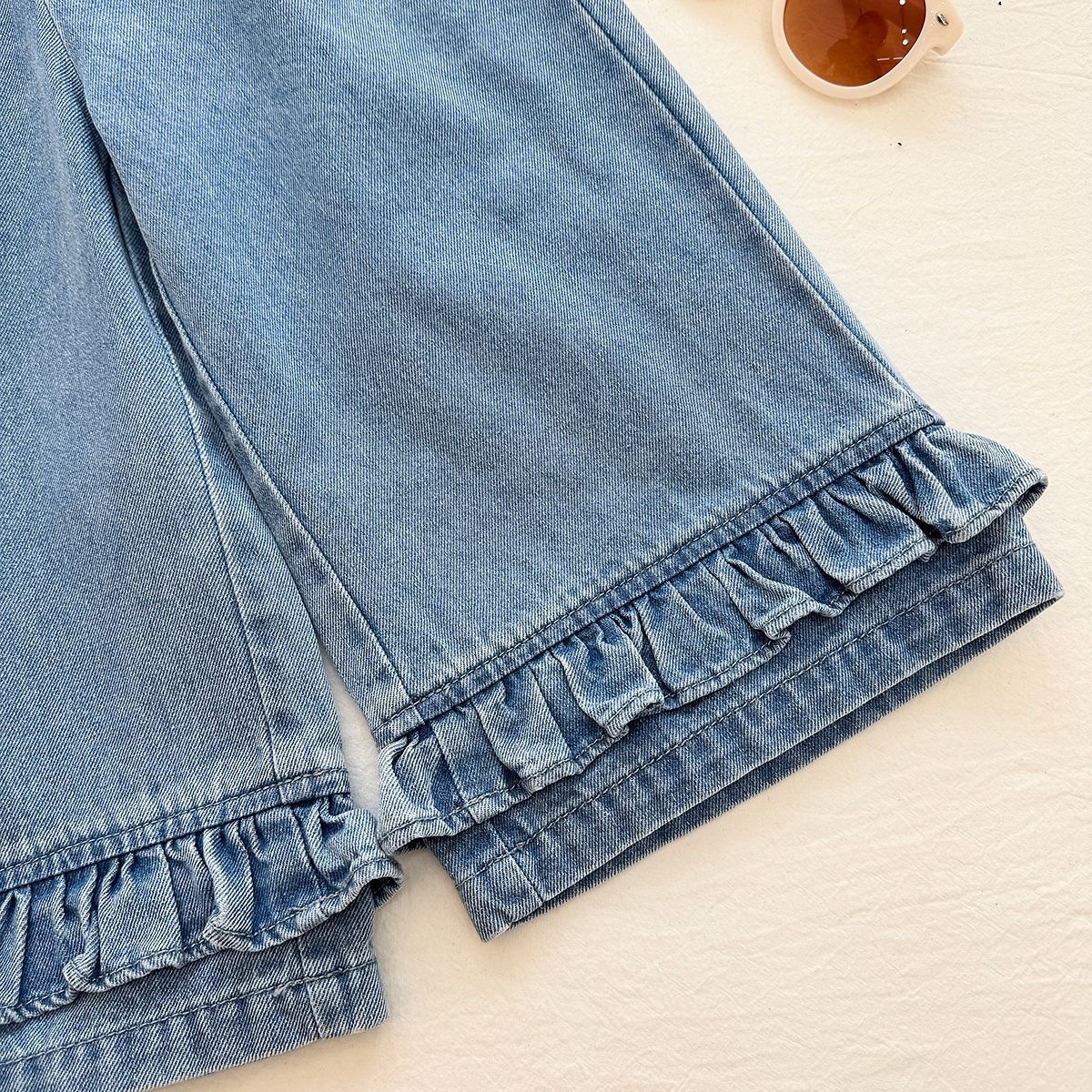 Baby& Kid Denim Vest Top and Pants Set