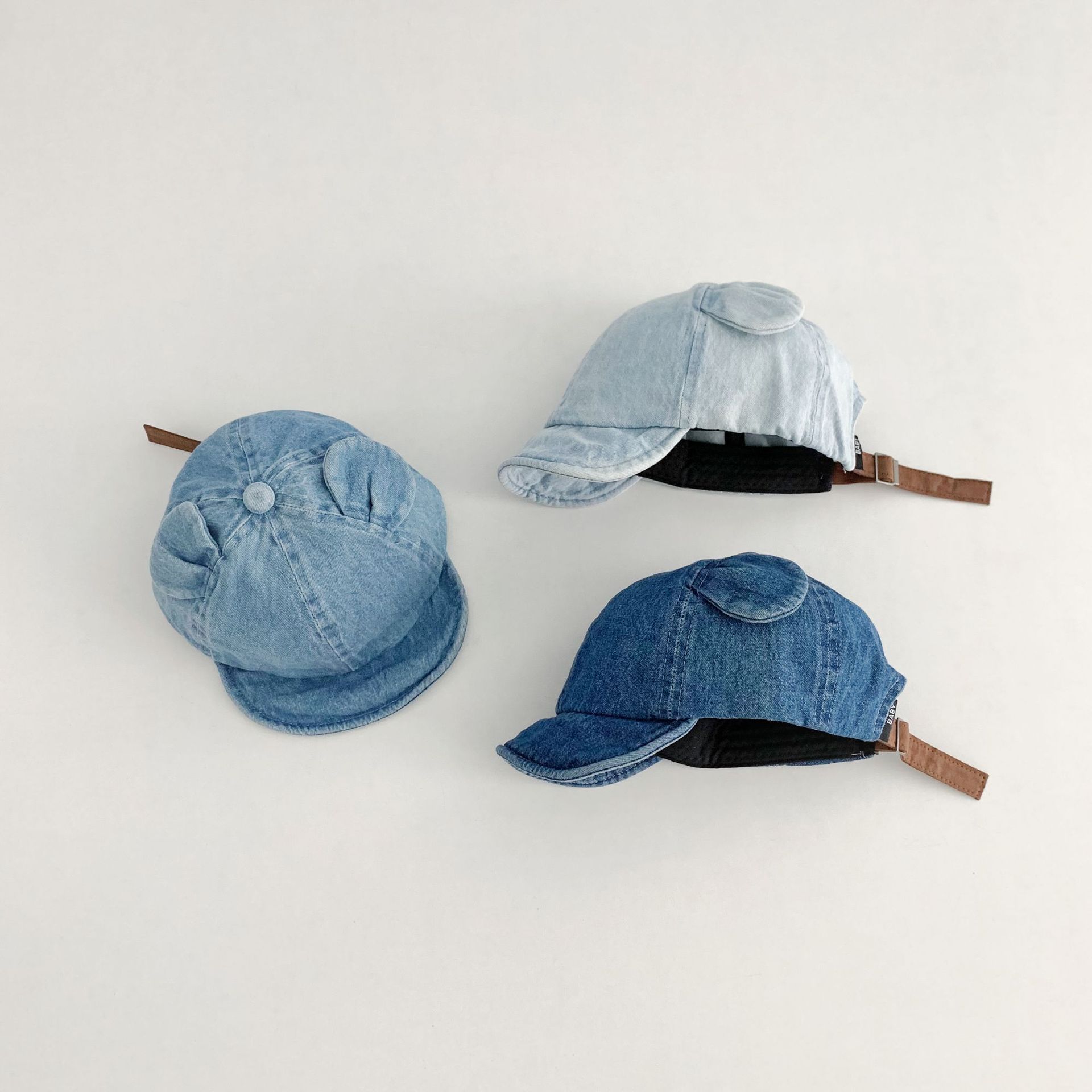 Baby Cute Little Ears Denim Baseball Hat