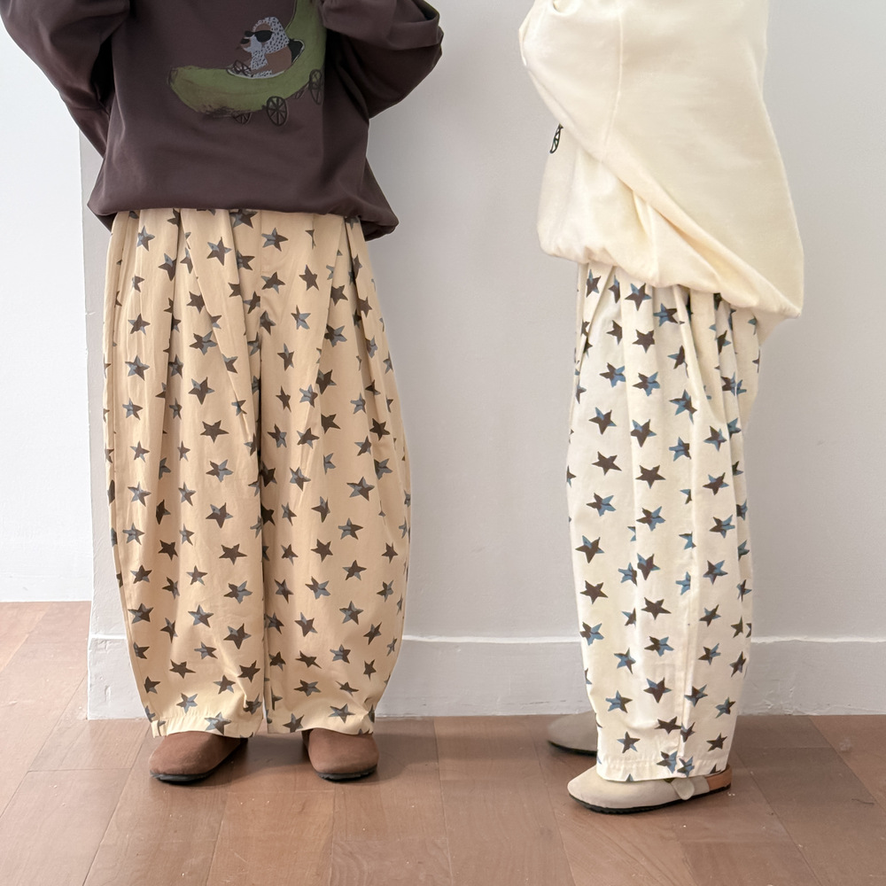 Kids All Over Print Stars Loose Pants