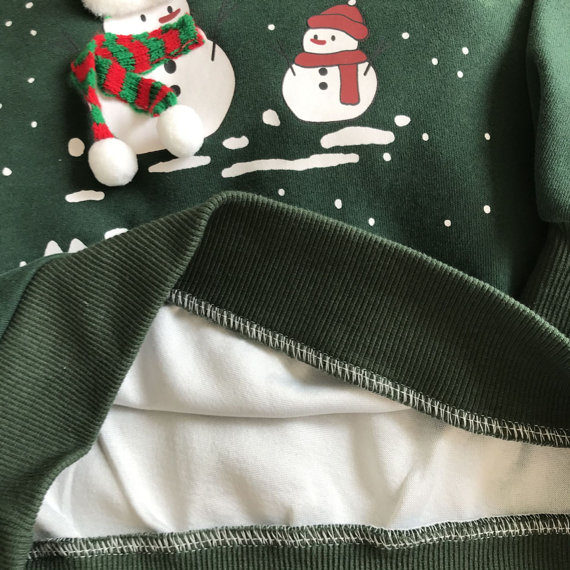 Kids Christmas Loose Hooded Sweatshirt