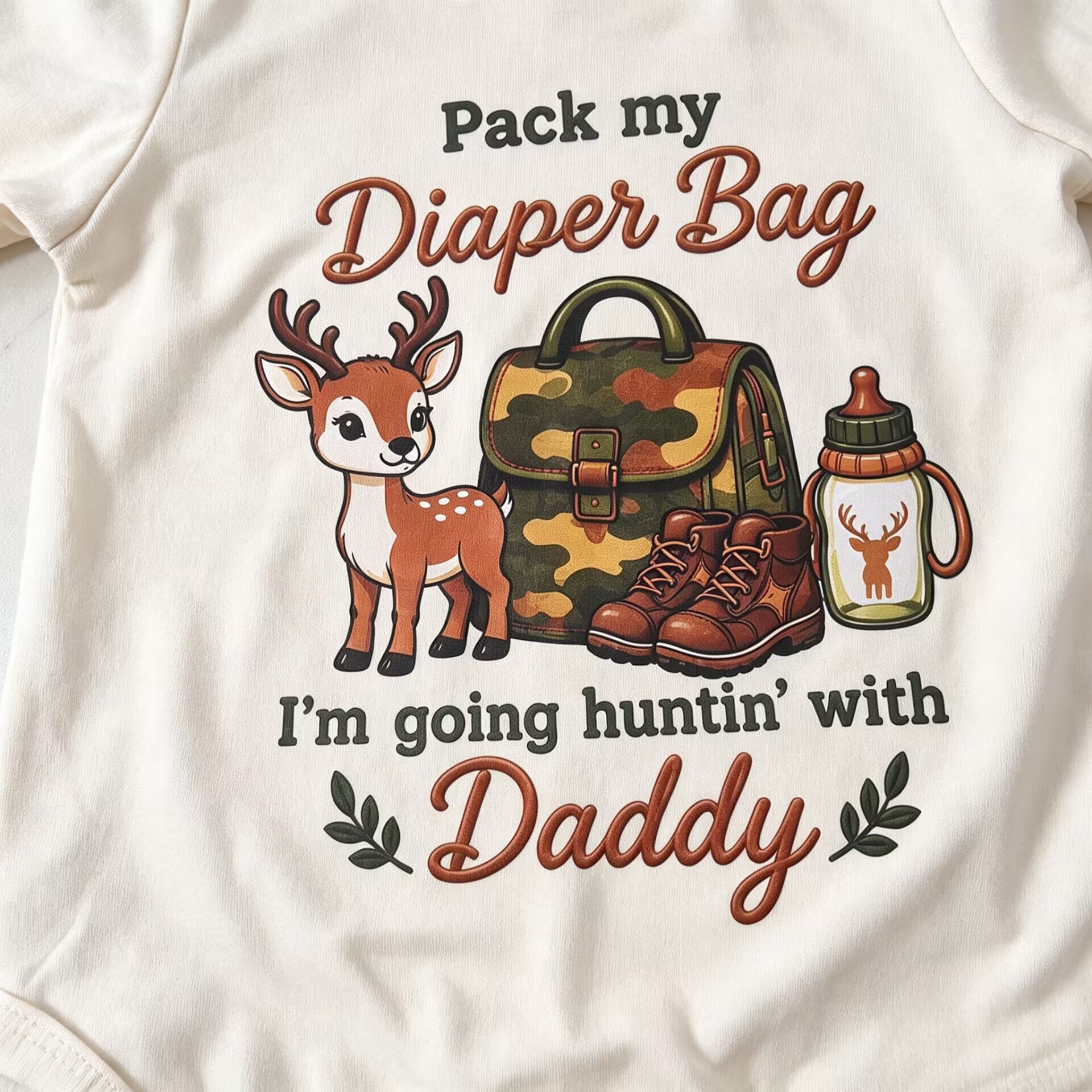 Baby Christmas Hunting Camo 3-Piece Set
