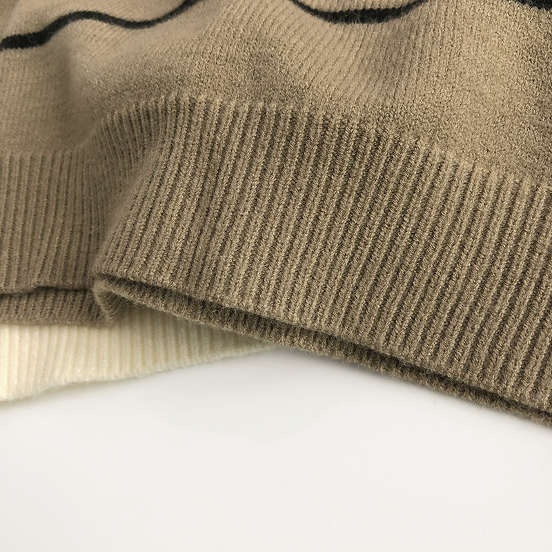 Toddler Striped Lapel Sweater