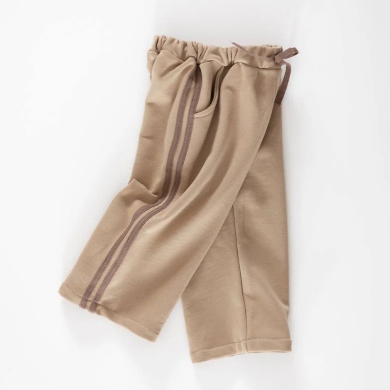 Baby Toddler Bow Tie Stripe Patchwork Pant