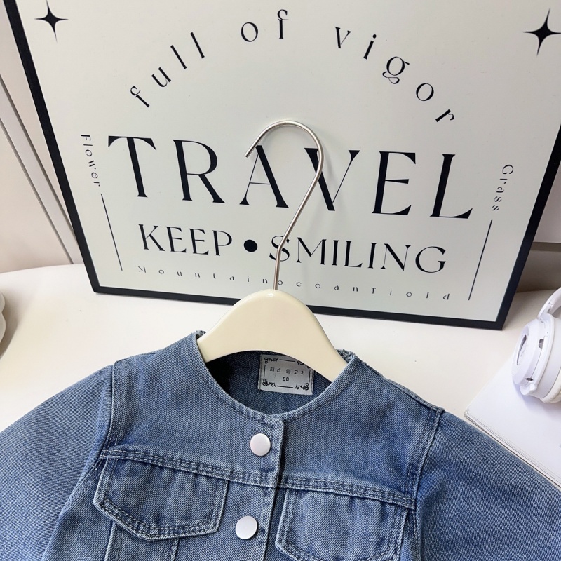 Kids' Girls' Denim Jacket & Floral Dress
