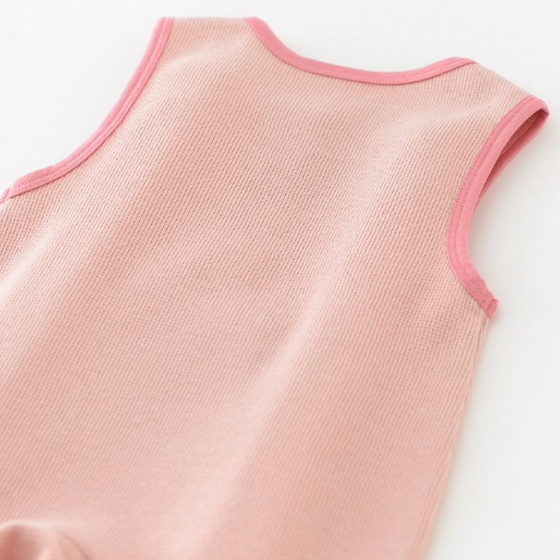 Baby Girl Mushroom Print Overalls