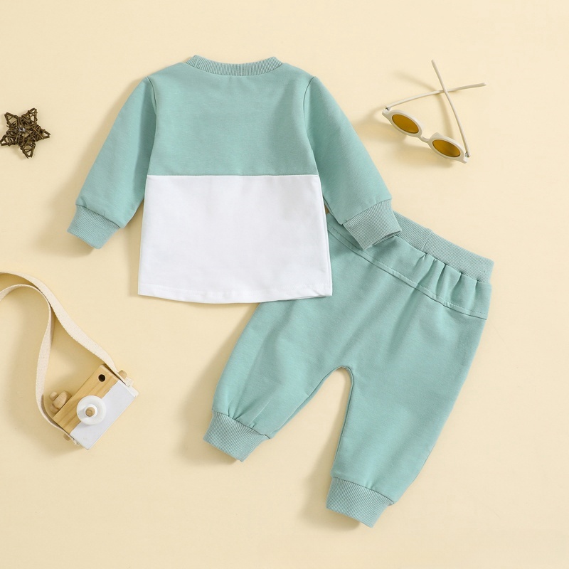 Colorblocked Baby Toddler 2-Piece Sweater Set
