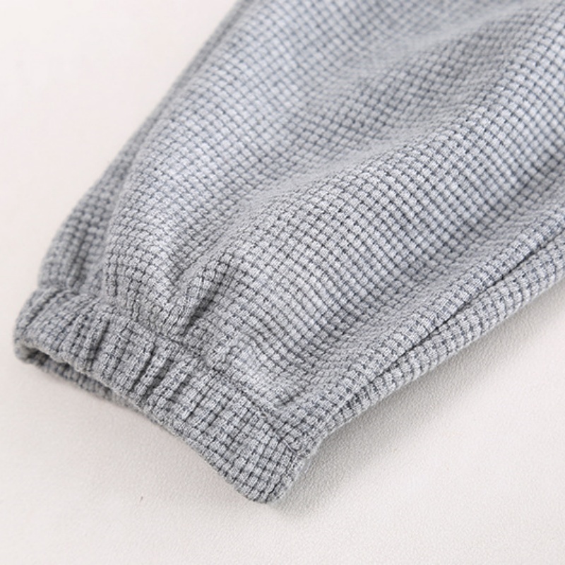 2-Piece Baby Toddler Waffle Sweatshirt Set