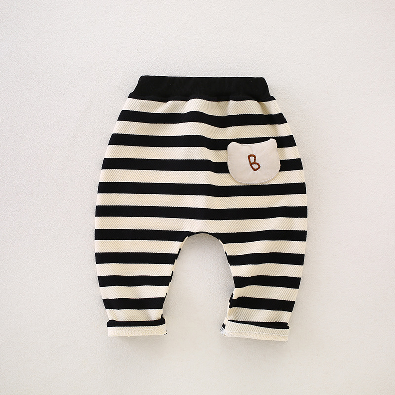 Baby Alphabet Classic Stripe Casual Pants