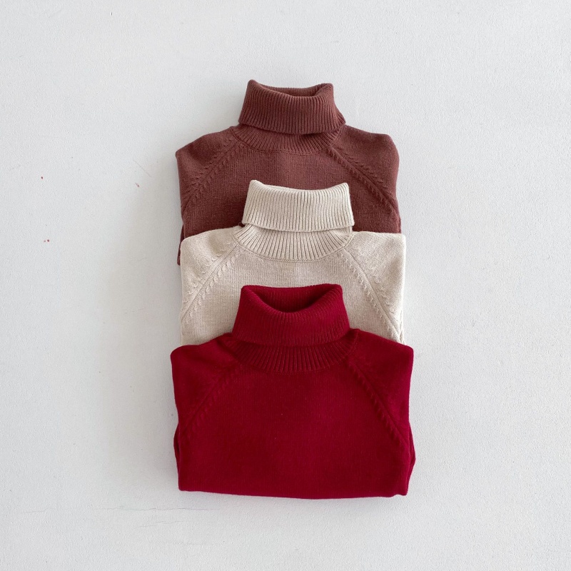 Baby Toddler Multi-Color Turtleneck Sweater