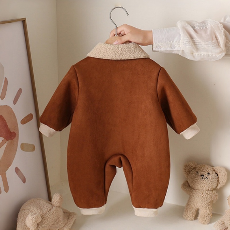 2-Piece Baby Fleece Hat Romper