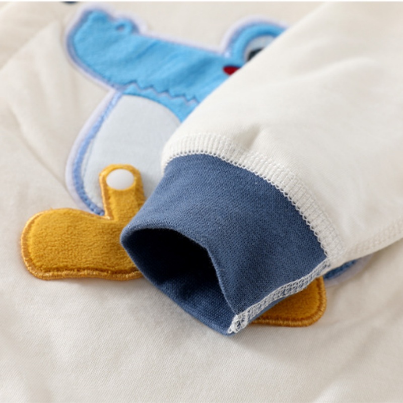 Baby Cartoon Thermal Bone-Free Romper