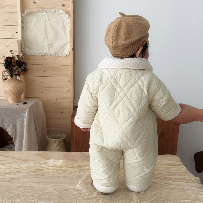 Baby and Toddler Pocket Bear Fleece Romper