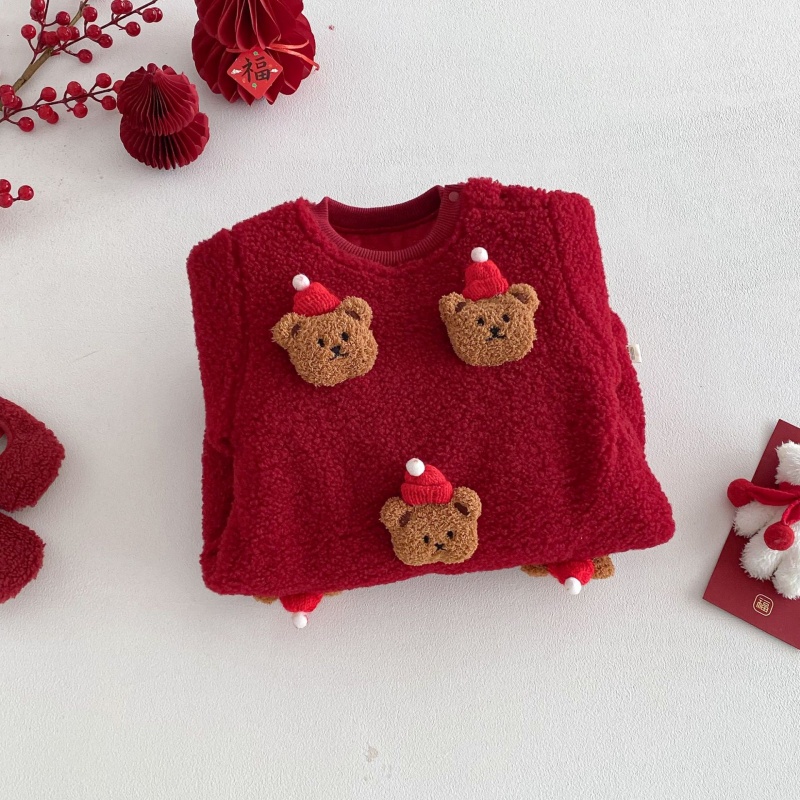 Baby Christmas Bear Romper