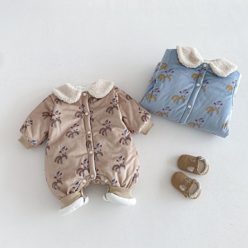 Baby Printed Fleece Romper