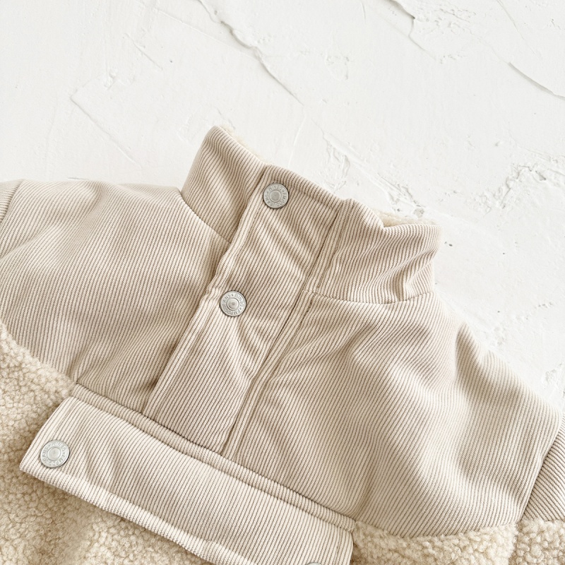 Baby Toddler Lambswool Patchwork Fleece Sweatshirt