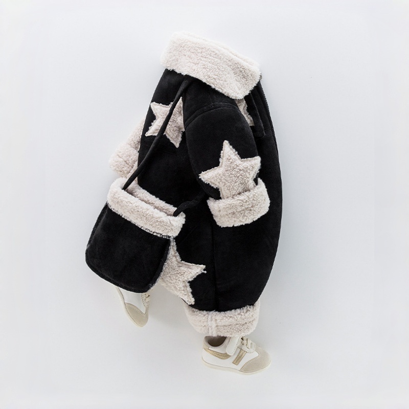 Baby Five-Star Print Fleece Romper