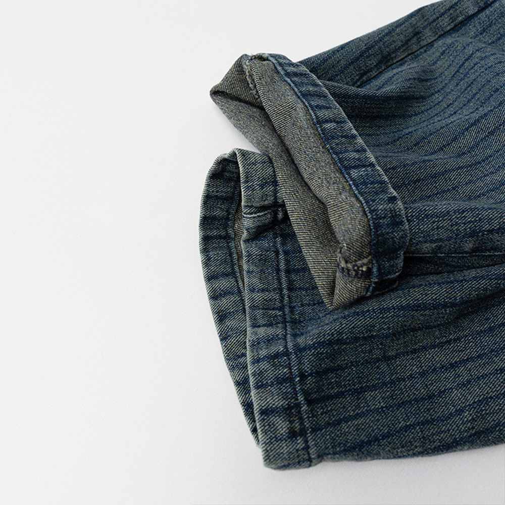 Baby Toddler Blue Stripe Denim Loose Pants