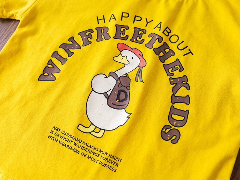 Toddler Duck T-shirt and Overalls Set